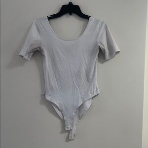 Charlotte Russe Light Gray Women's Bodysuit